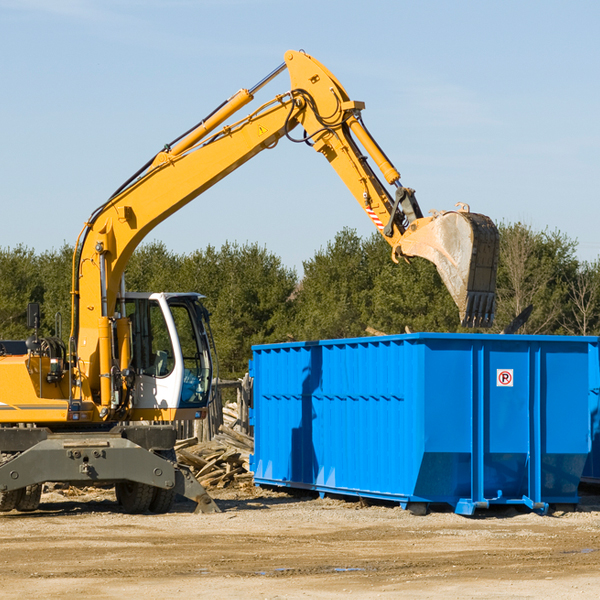 can i request a rental extension for a residential dumpster in New Athens Illinois